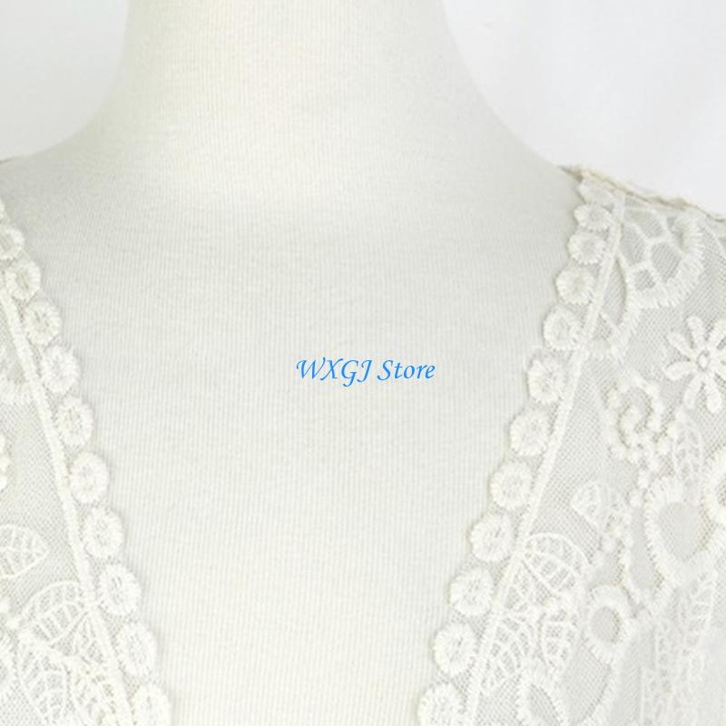 37JE Women Summer Lace Open Fr - Kimono Sheer Floral 评论和价格