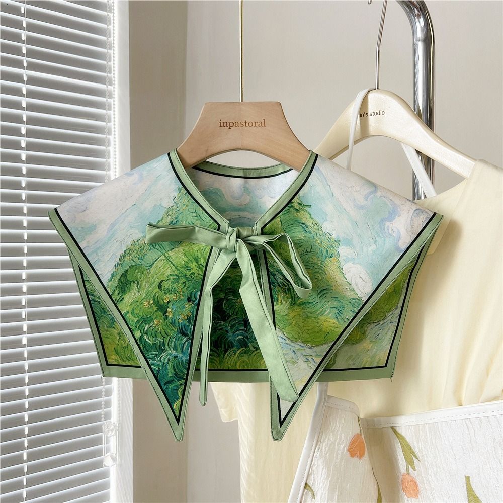 Floral Pattern Shirt Fake Coll - Blouse Off Shoulder 评论和价格